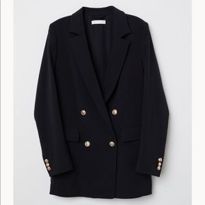 Bloomingdales Double Breasted Wool Blazer
